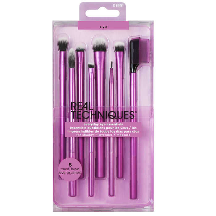 Set Brochas De Maquillaje Real Techniques Everyday Eye X 8 Piezas
