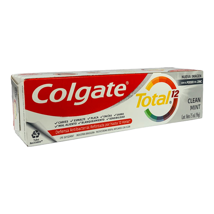 Crema Dental Colgate Total 12 Clean Mint X 96G