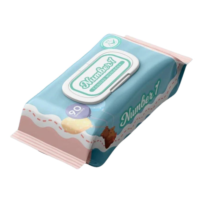 Pack Toallitas Humedas Number 1 Baby Suave 4 X 90 Unidades