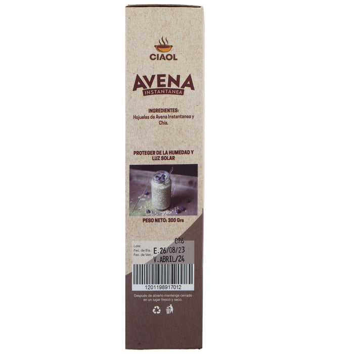 D-Cereal Avena Instantanea Con Chia X 300G