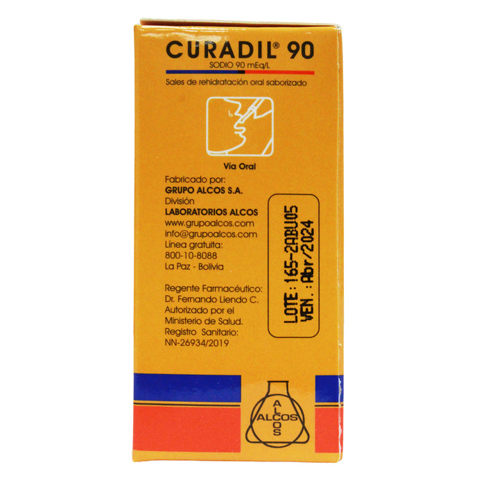 Curadil 90 Suero Oral Rehidratante X 250Ml