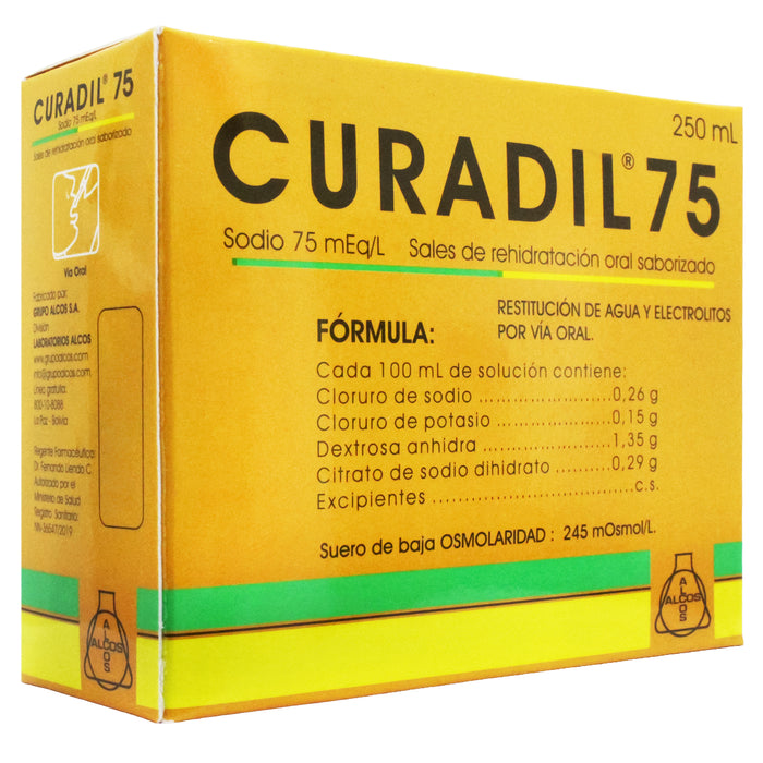 Curadil 75 Suero Oral Rehidratante X 250Ml