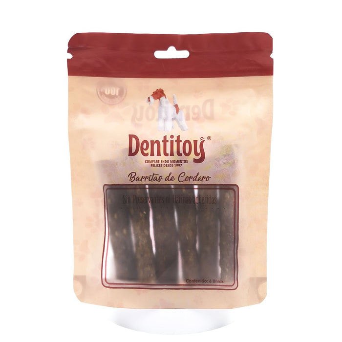 Barritas Para Perro Dentitoy De Cordero Desh X 6 Unidades