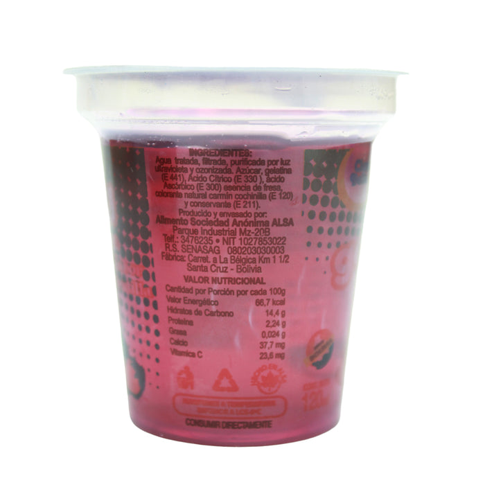 Clara Bella Gelatina Frutilla Clasica X 120G