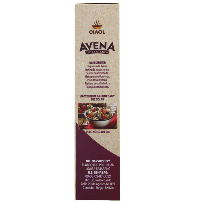 D- Cereal Avena Instantanea Con Frutos Deshidratados X 300G