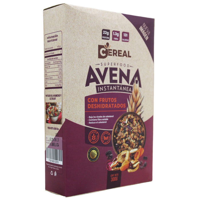 D- Cereal Avena Instantanea Con Frutos Deshidratados X 300G