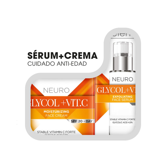 Pack Bielenda Neuro Glicol Crema + Serum Anti-Edad