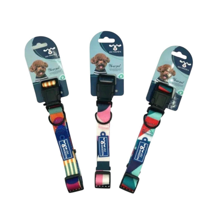 Collar Lona Guauu Pet Shop Multicolor Pequeño Surtido