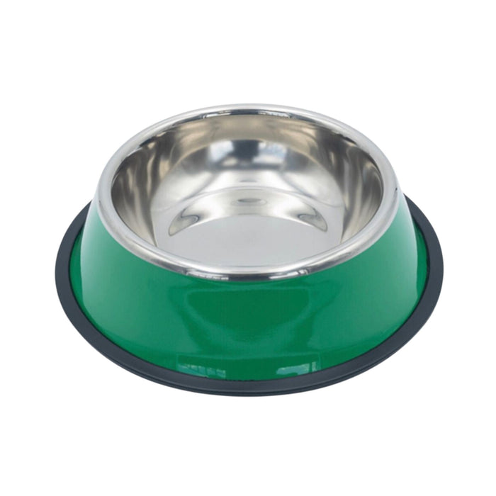 Plato Para Mascota Guauu Aluminio Grande De Color Surtido