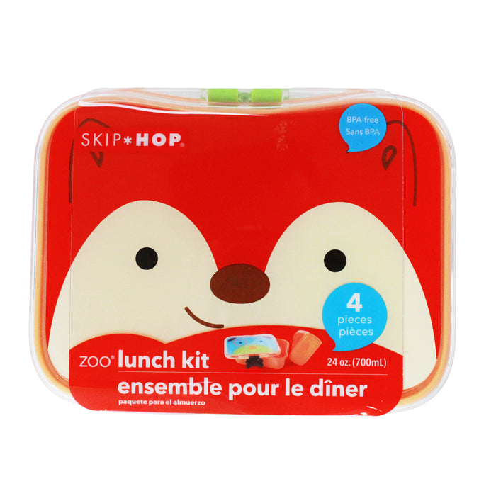 Skip Hop Kit De Almuerzo Zorro X 4 Piezas 3+