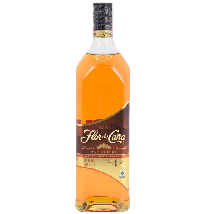 Flor De Caña Ron 4 Años Gold X 1 L