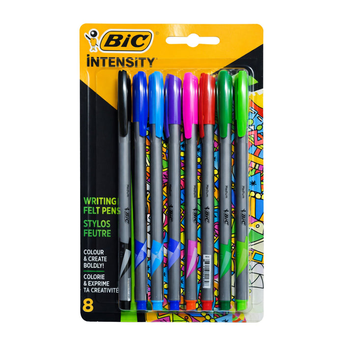 Bolígrafo Bic Intensity Multicolor 8 Pzas