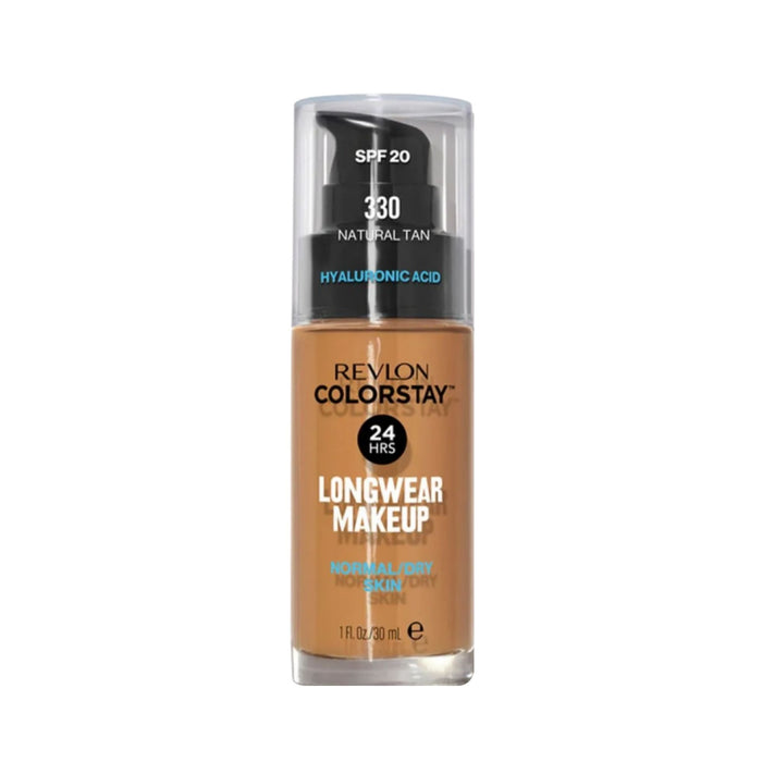 Base Para Rostro Revlon Colorstay Ácido Hialurónico Tono 330 Natural Tan