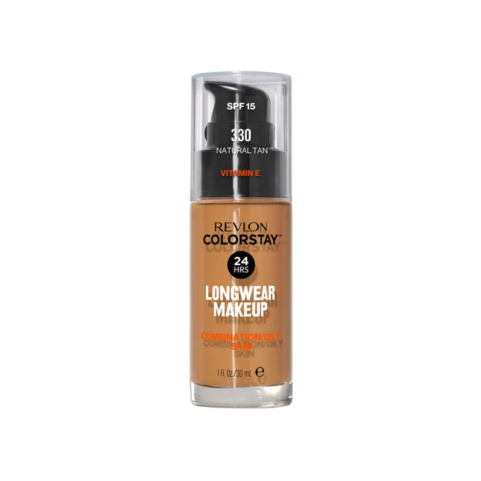 Base Para Rostro Revlon Colorstay Vitamina E Tono 330 Natural Tan