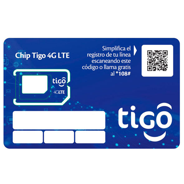 Tigo Chip Prepago X Unidad