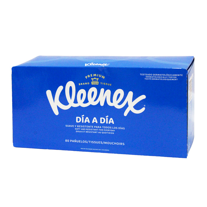 Kleenex Pañuelo Triple Hoja X 80 Unidades