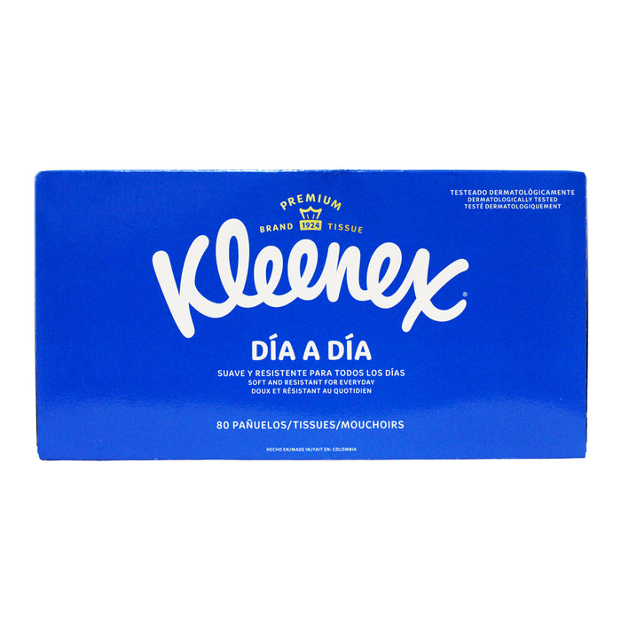 Kleenex Pañuelo Triple Hoja X 80 Unidades