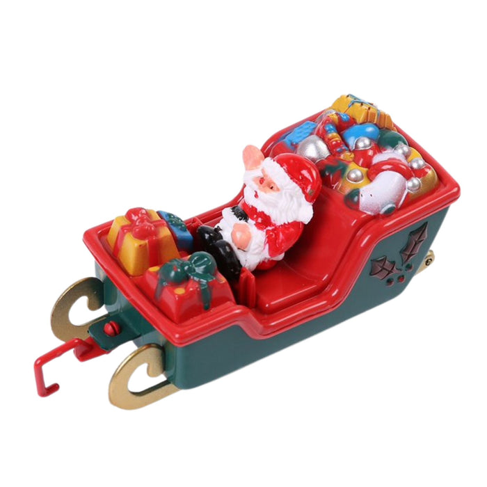 Tren Navideño Luminoso Musical Con Movimiento 1 Led X 22 Piezas