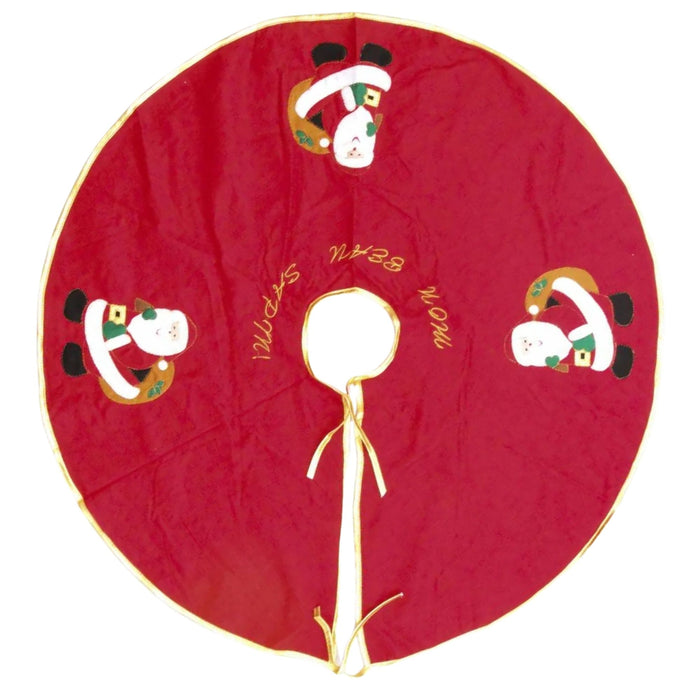 Tapete De Árbol De Navidad Atmosphera Papá Noel Acolchado Fieltro