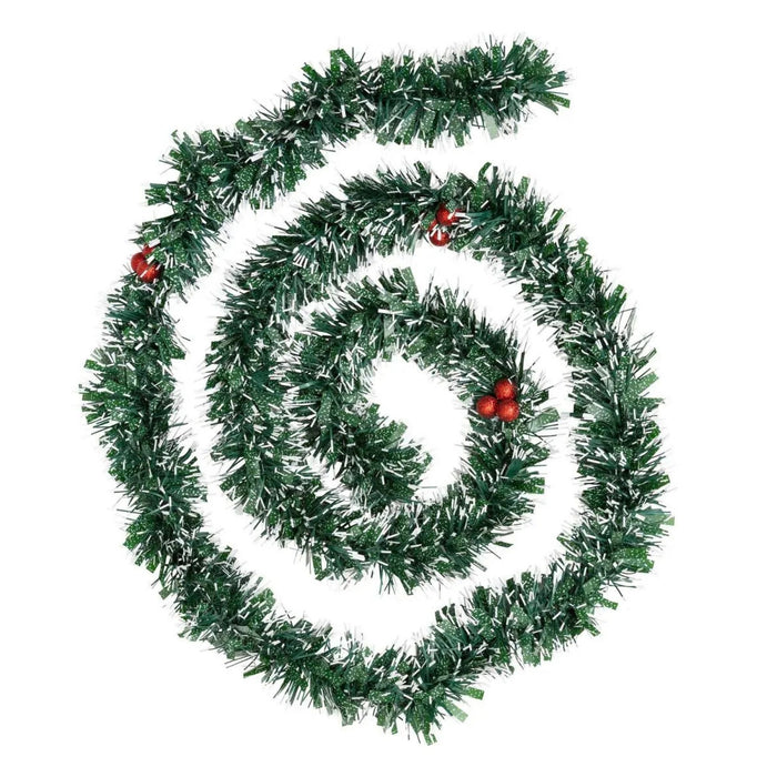 Guirnalda De Bayas Atmosphera Con Puntas Blancas 7.5 Cm X 2 M