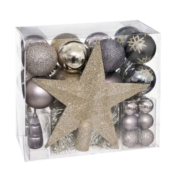 Atmosphera Set Decoracion Arboles 44 Pzas Manoir