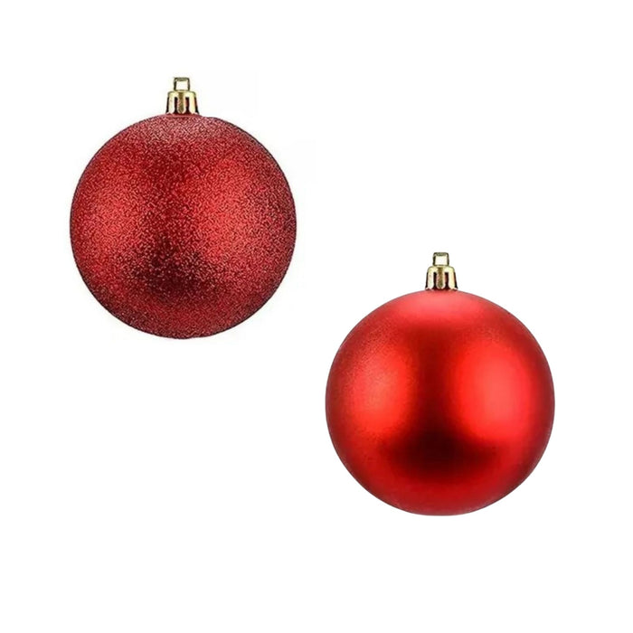 Set 44 Bolas De Navidad Atmosphera Blanco/Plateado