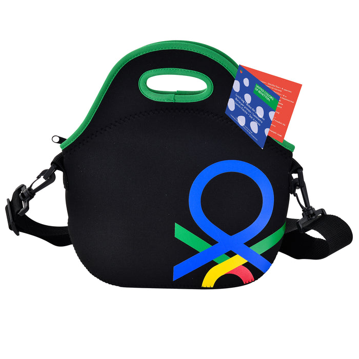 Bolsa Para Almuerzo Benetton Negro 30 X 30 X 17Cm