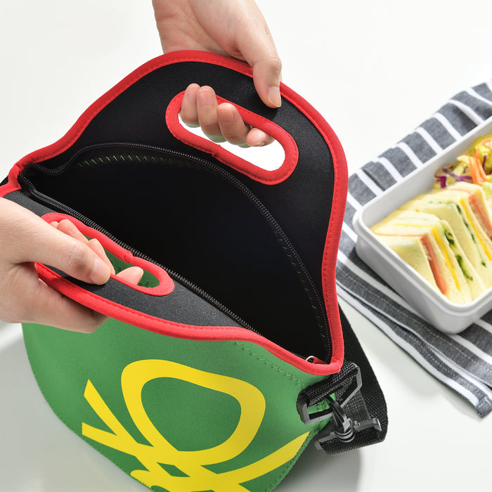 Benetton Lonchera Para Almuerzo Color Verde 30X17cm