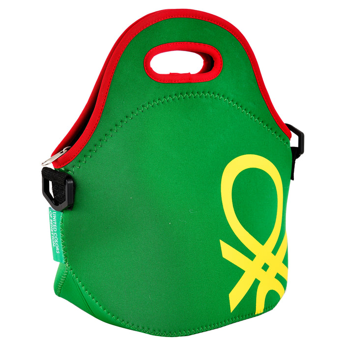 Benetton Lonchera Para Almuerzo Color Verde 30X17cm