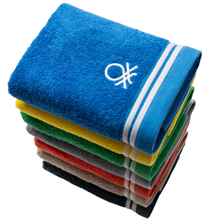 Toalla De Tocador Benetton Azul 30 X 50Cm