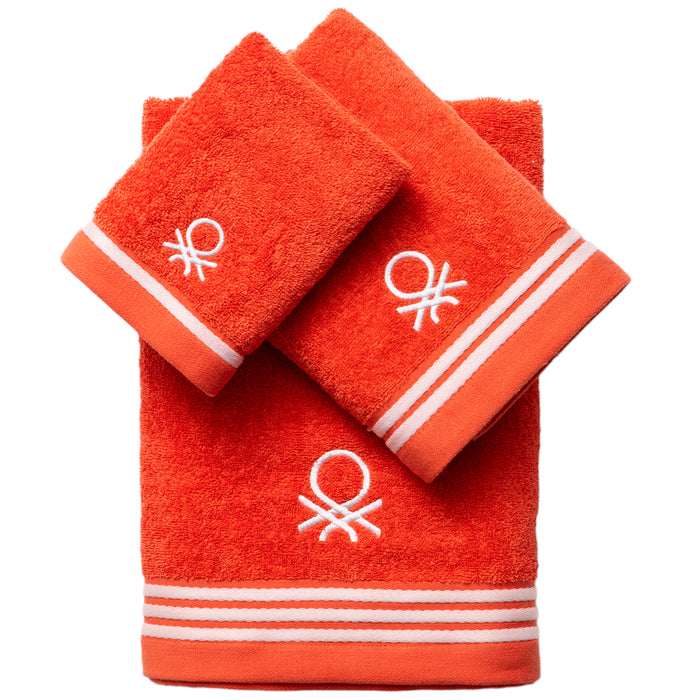 Toalla De Tocador Benetton Rojo 30 X 50Cm