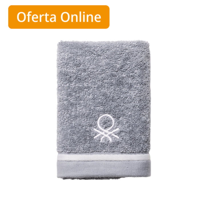 Toalla De Tocador Benetton Gris 30 X 50Cm