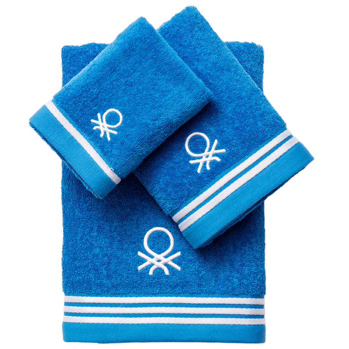 Toalla De Manos Benetton Azul 50 X 90Cm