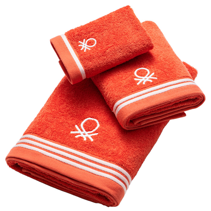 Toalla De Manos Benetton Rojo 50 X 90Cm