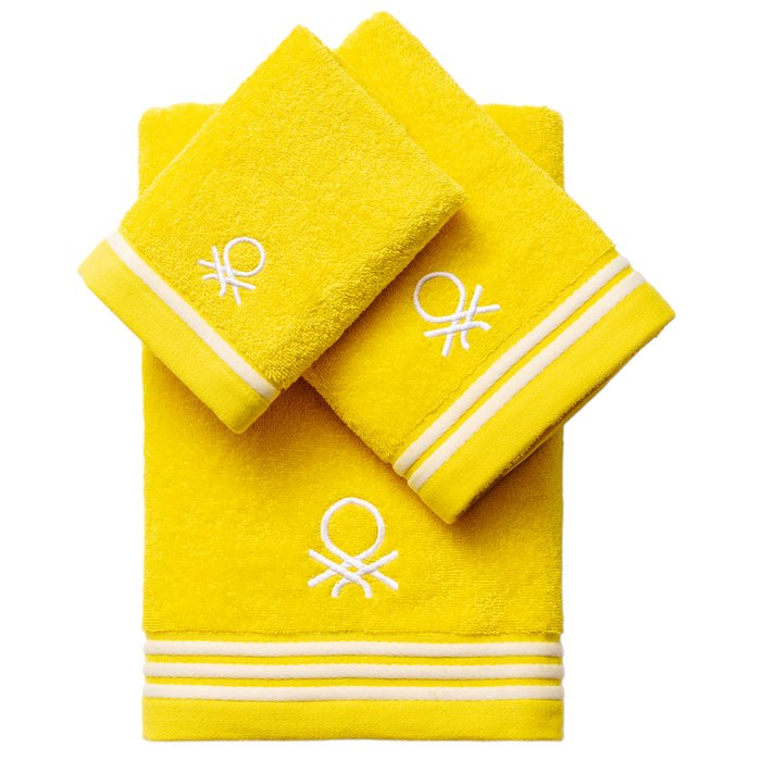 Toalla De Manos Benetton Amarillo 50 X 90Cm