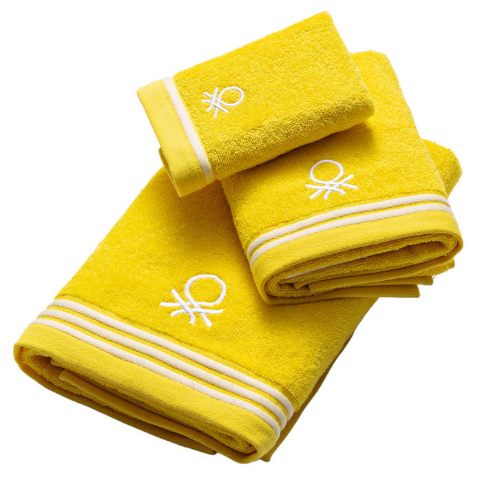 Toalla De Manos Benetton Amarillo 50 X 90Cm
