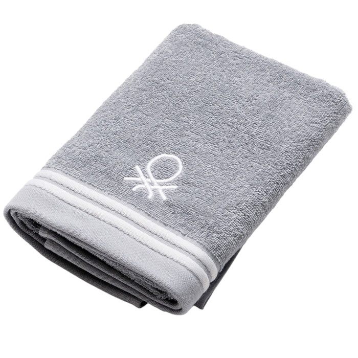 Toalla De Manos Benetton Gris 50 X 90Cm