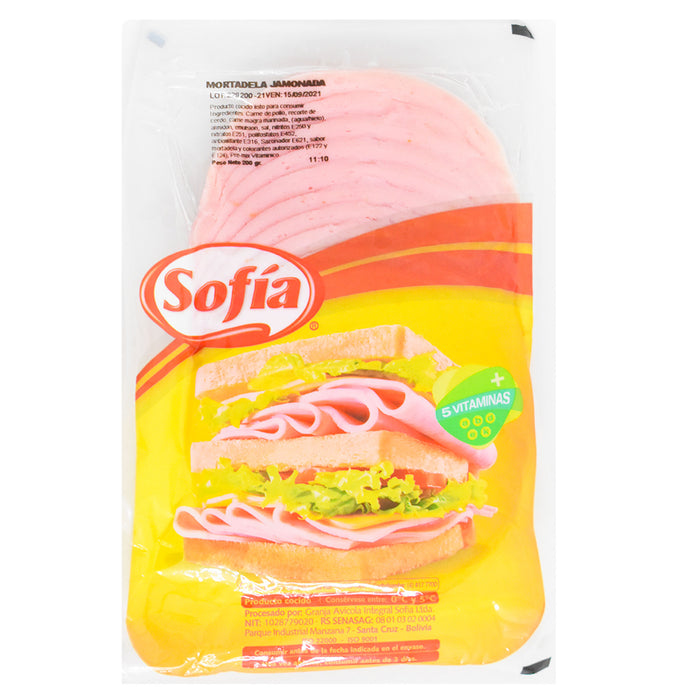 Sofia Mortadela Jamonada X 105G