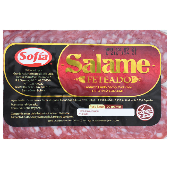 Sofia Salame Feteado X 100G