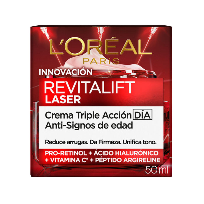 Crema Loreal Revitalift Laser Triple Acción Día X 50Ml