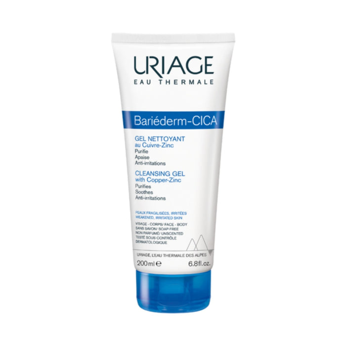 Gel Limpiador Uriage Bariéderm Cica Gel Nettoyant X 200Ml