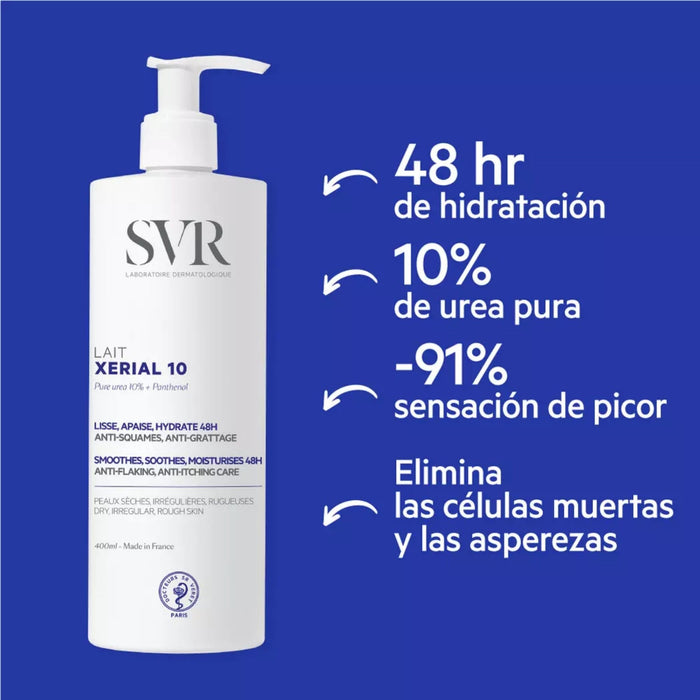 Leche Corporal Svr Xerial Lait Urea + Pantenol X 50Ml