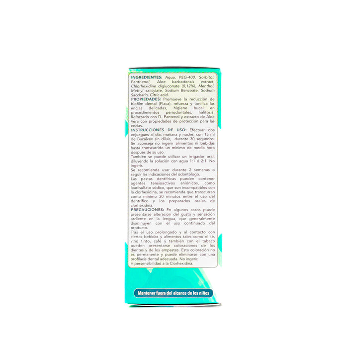 Enjuague Bucal Bucalvex Clorhexidina X 120Ml