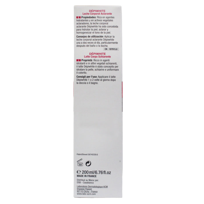 Acm Depiwhite Whitening Body Milk X 200Ml