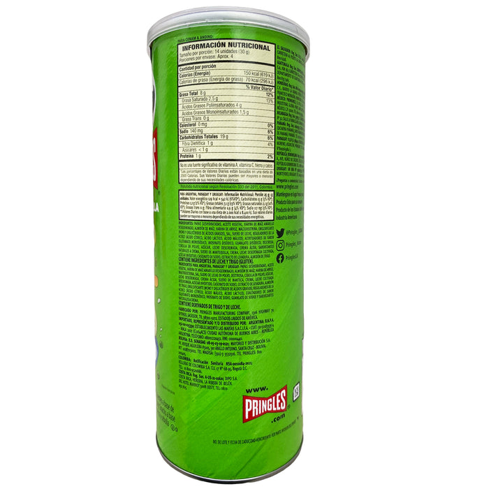 Pringles Papas Fritas Sabor Crema Y Cebolla X 124G