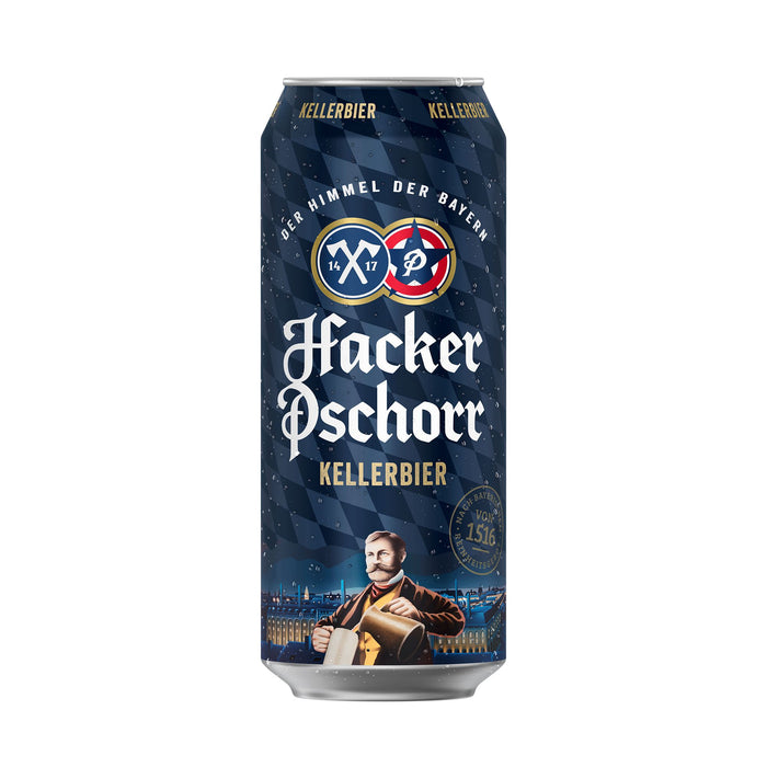 Cerveza Hacker Pschorr Kellerbier Lata X 500Ml