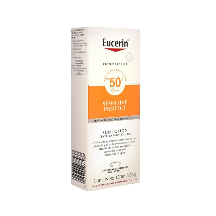 Loción Eucerin Sun Fps50 Textura Muy Ligera X 150Ml