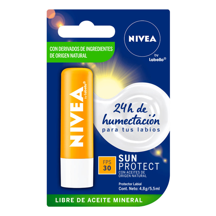 Nivea By Labello Protector Labial Fps 30 X Unidad