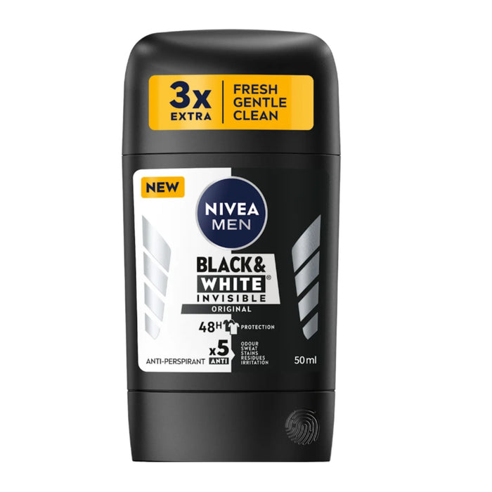 Antitranspirante Nivea Men Black Y White En Barra X 54G