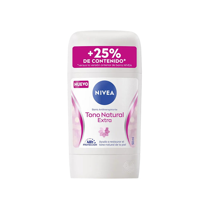 Antitraspirante Nivea Tono Natural Extra Barra X 54G